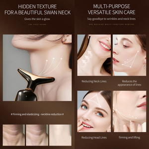 Massageador Facial E Pescoço Com Bateria AAA-Dispositivo Portátil De Aperto Levantamento , Ferramenta De Beleza