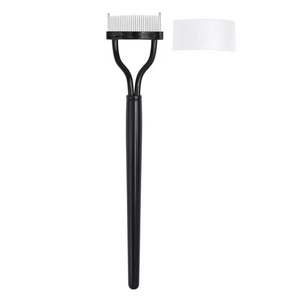 Pente Semi Curvo De Aço Dentado , Escova De Cílios Uniforme De Sobrancelhas , Ferramenta De Modelagem , Assistente