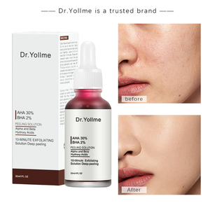 A Essência Facial De Ácido De Frutas Pode Melhorar Pele Áspera , Limpa E Profundamente Elástica , Macia Esfoliante 30ml