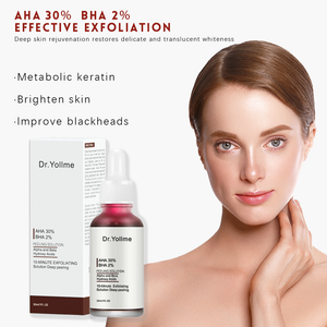 A Essência Facial De Ácido De Frutas Pode Melhorar Pele Áspera , Limpa E Profundamente Elástica , Macia Esfoliante 30ml