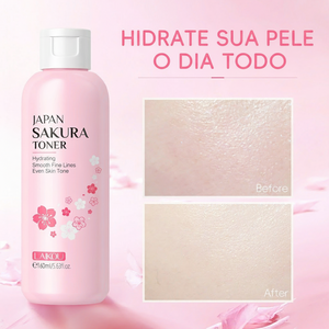 LAIKOU Japão Sakura Tônico Suavizante Hidratante Mesmo Tom De Pele Linhas Finas Suaves 160ml