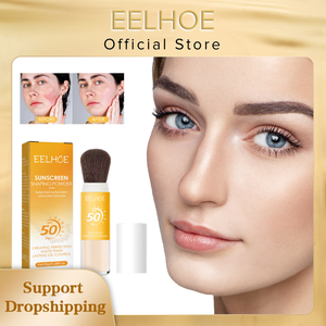 Pó Solar Protetor Solar Fps 50 À Prova D'água Controle De Oleosidade Camuflagem De Poros Maquiagem Iluminadora