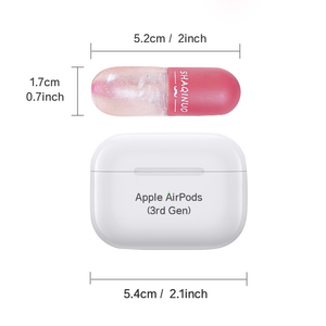 Kit De Esmalte Labial Water Glos , 3 Peças , Hidratante De Longa Duração , Bálsamo , Linha Repai r , Copo Antiaderente ,