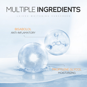 Protetor Solar LAIKOU Clareador com Filtro UV Creme Facial Clarificante Protetor Solar Refrescante Creme do Dia 30g